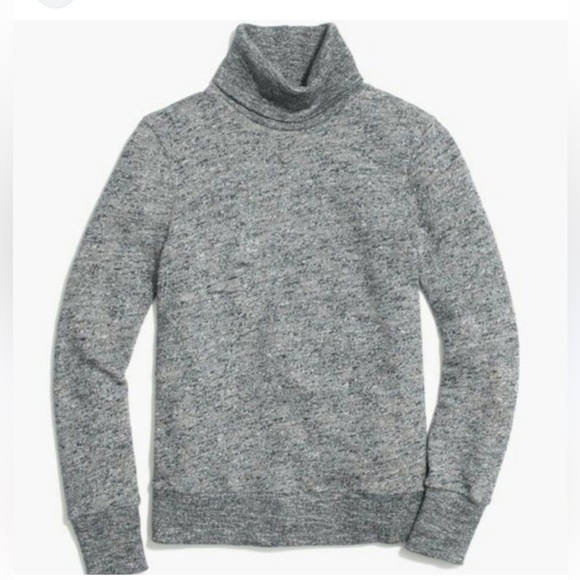 J.Crew Relaxed Heather Turtleneck Sweatshirt size 8 - Picture 14 of 14
